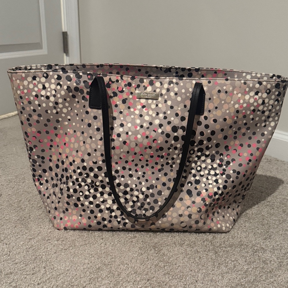 Kate Spade Multicolor Dot Tote Bag